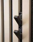 Ganci 3D (2 pezzi) Palissar® - Bianco
