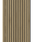 Akustikpaneele Palissar® Melamine Line | 260 x 60 cm – Dark Oak - Palissar