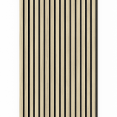 Akustikpaneele Palissar® Melamine Line | 260 x 60 cm – Light Oak - Palissar