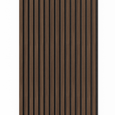 Akustikpaneele Palissar® Melamine Line | 260 x 60 cm – Walnut - Palissar
