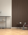 Akustikpaneele Palissar® Melamine Line | 260 x 60 cm – Walnut - Palissar
