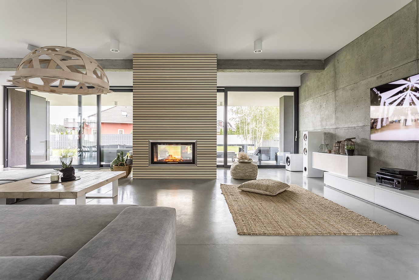Akustikpaneele Palissar ® Basic | 244x52 cm - Ash