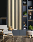 Akustikpaneele Palissar ® Basic | 244x52 cm - Ash