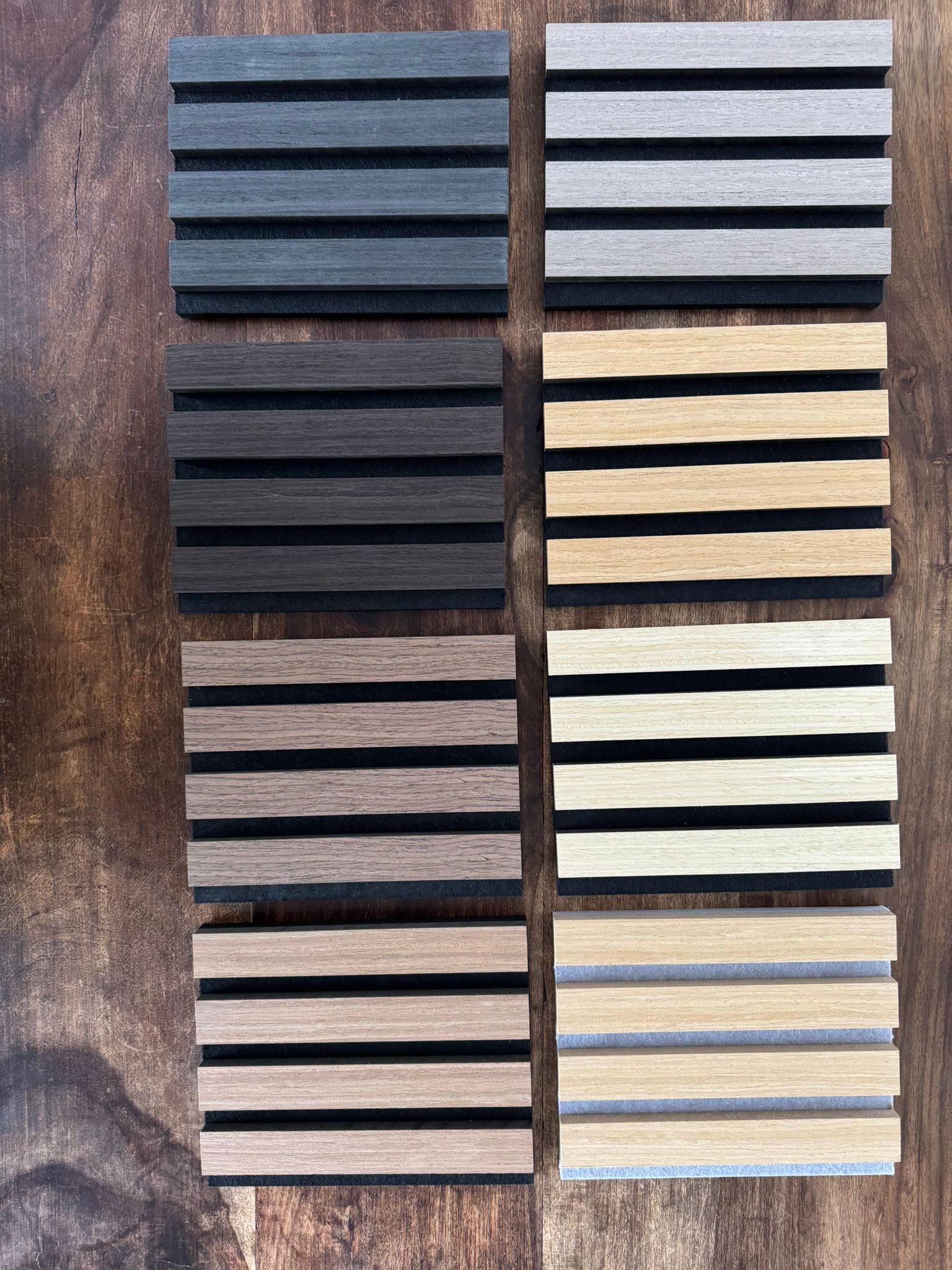 Musterbox mit Holzpaneelen Palissar® Standard| Mehrere Farbe