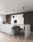Rhombus Palissar® Art | 46x26 cm - Rovere affumicato