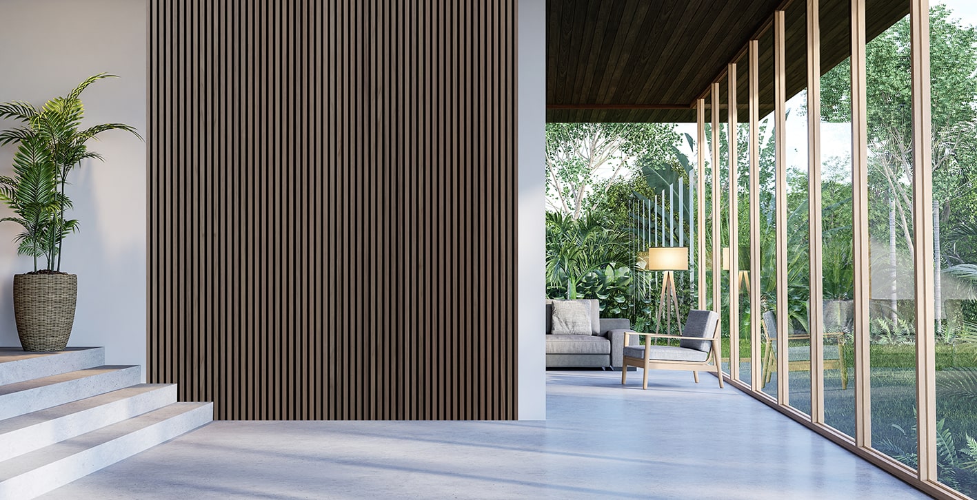 Pannelli acustici Palissar® Premium | 244x60 cm - Noce