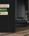 Akustikpaneele Palissar® Standard ECO | 240x60 cm - Black Oak - Palissar