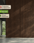 Akustikpaneele Palissar® Standard ECO | 240x60 cm - Walnut - Palissar