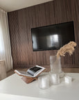 Akustikpaneele Palissar® Premium | 244x60 cm - Smoked Oak