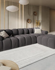 Bellis 3 - Sitzer Sofa - dunkelgrau - Palissar