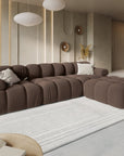 Bellis 3 - Sitzer Sofa - braun - Palissar