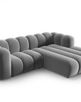 Lupine L - Sofa rechts - grau - Palissar
