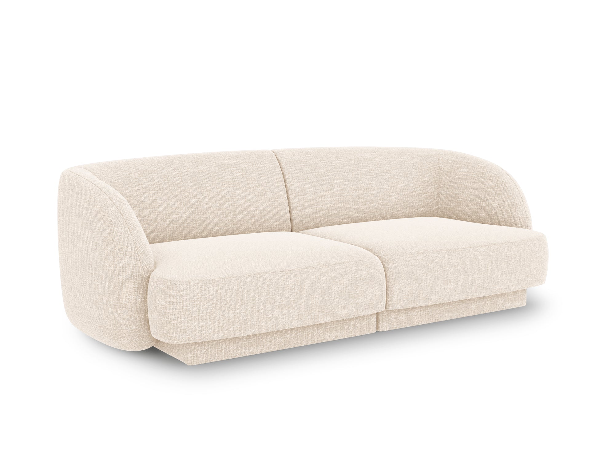 Canapé 2 places Miley - beige clair