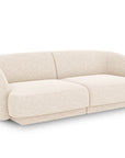 Canapé 2 places Miley - beige clair