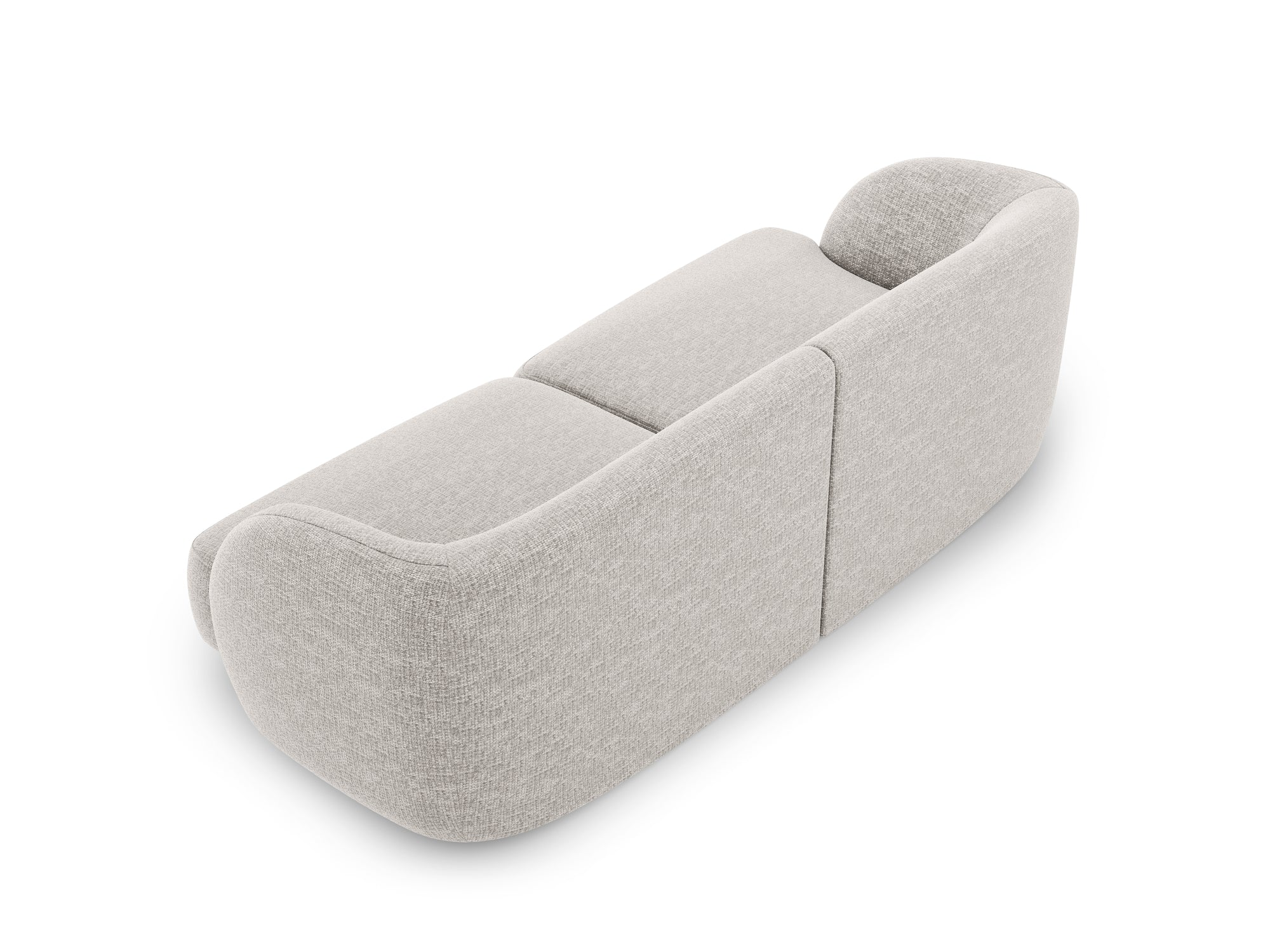 Canapé 2 places Miley - gris clair