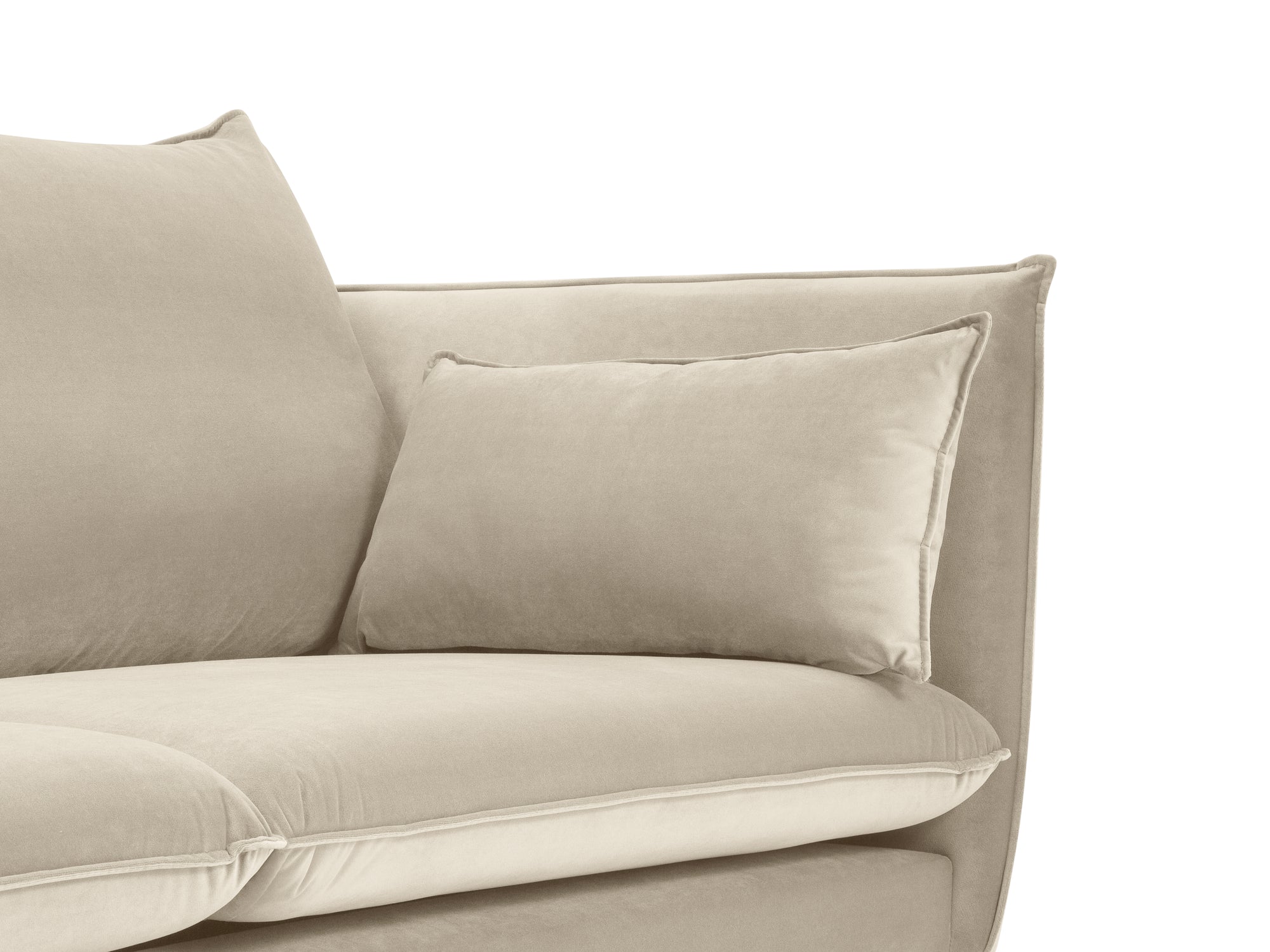 Divano a 3 posti Agate - beige chiaro
