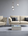 Divano a 3 posti Agate - beige chiaro