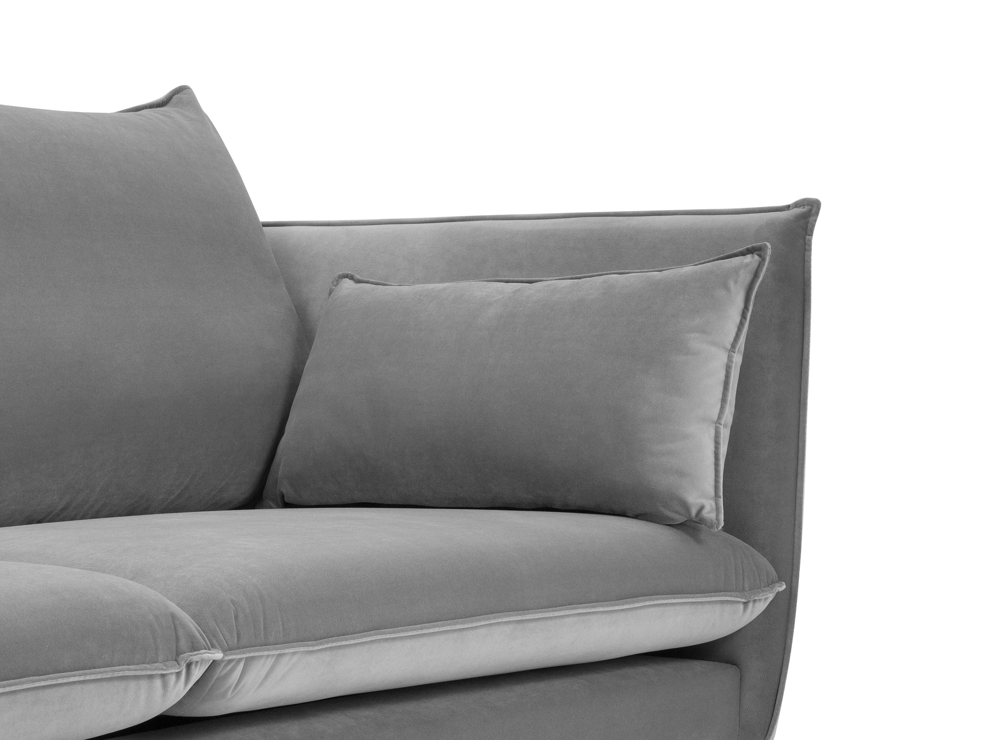 Divano a 3 posti Agate - grigio chiaro