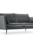 Divano a 3 posti Agate - grigio scuro