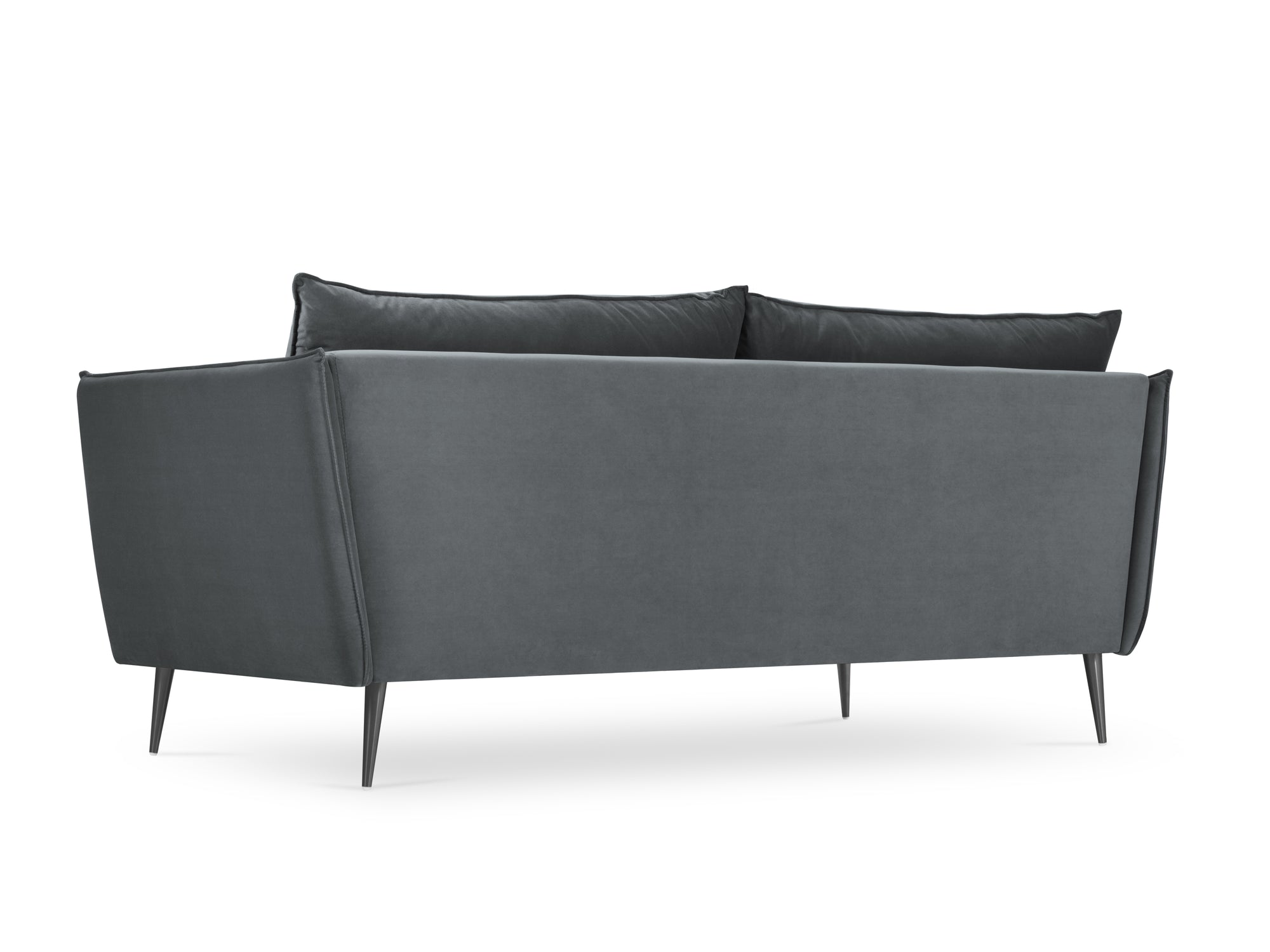 Divano a 3 posti Agate - grigio scuro