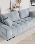 Byron 3 - Sitzer Sofa - hellblau - Palissar
