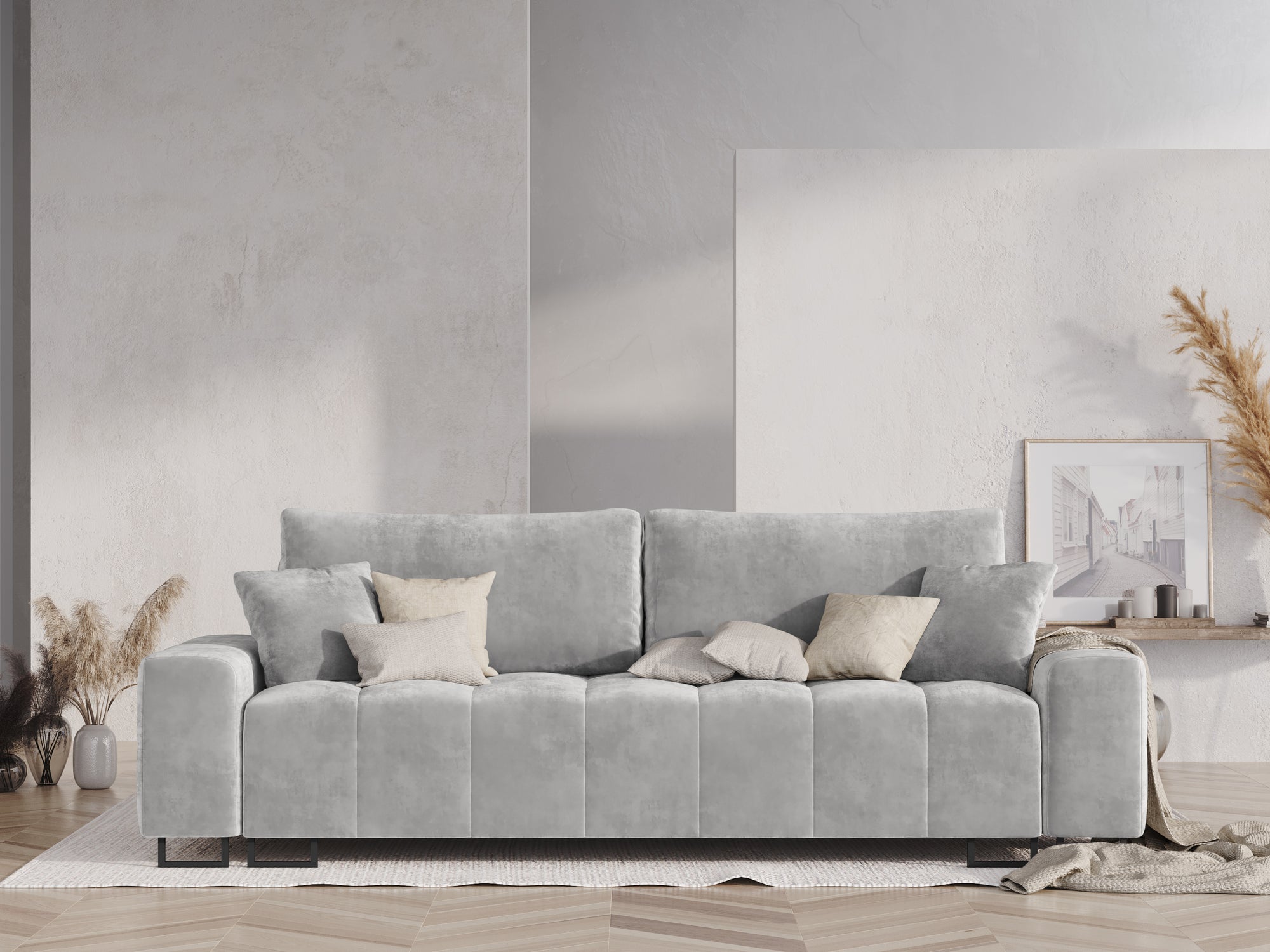 Divano Byron 3 posti - grigio chiaro