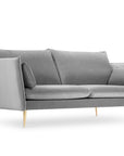 Divano a 4 posti Agate - grigio chiaro