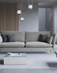 Divano a 4 posti Agate - grigio chiaro