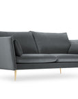 Agate 4 - Seater Sofa - dunkelgrau - Palissar