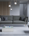 Agate 4 - Seater Sofa - dunkelgrau - Palissar