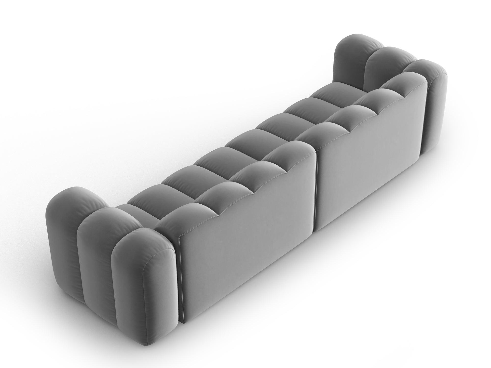 Divano Lupine 4 posti - grigio