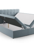Boxspringbetten Mamaia - hellblau - Palissar