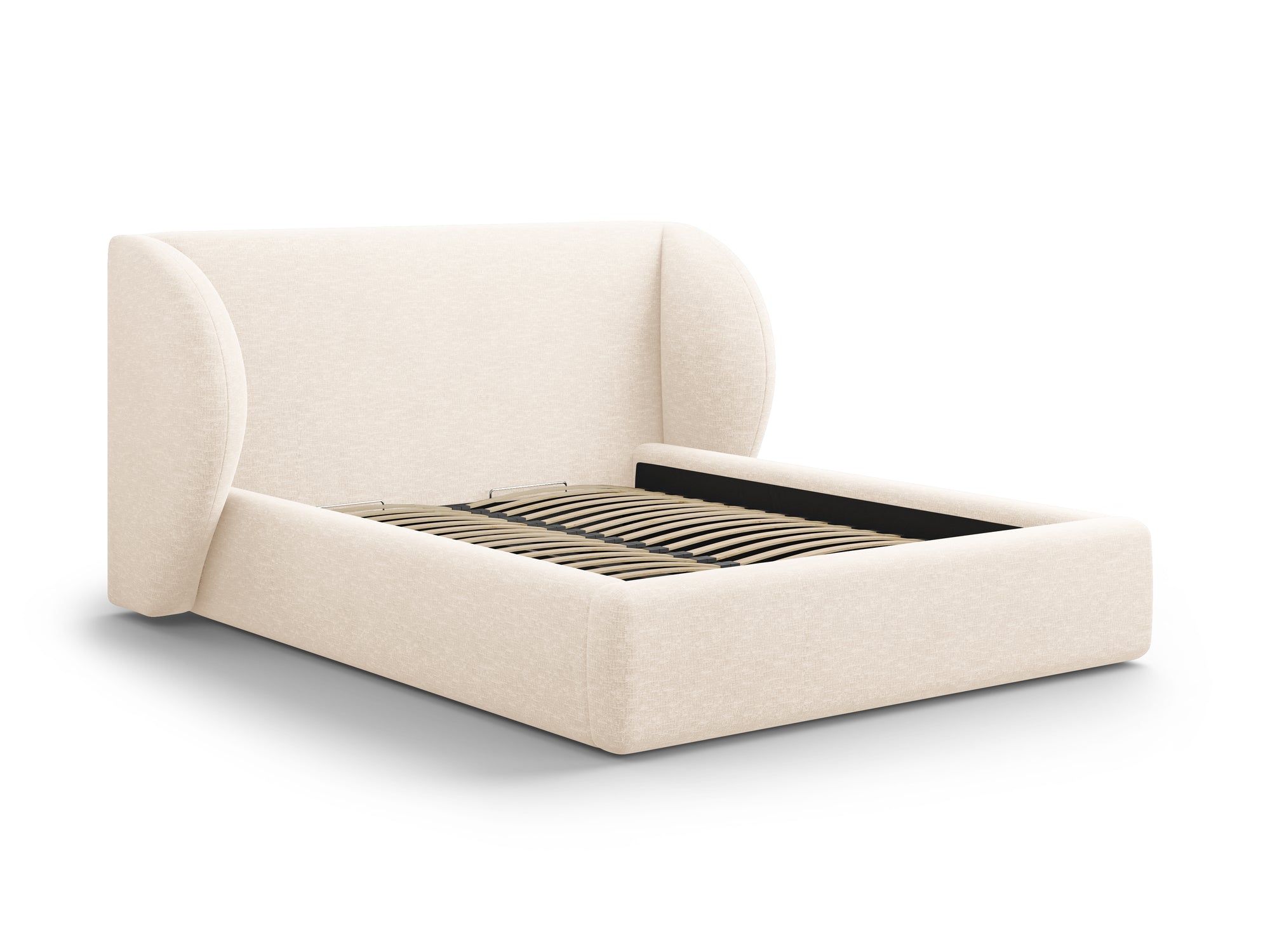 Cadre de lit Miley - beige clair