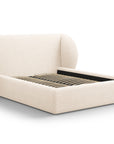 Cadre de lit Miley - beige clair