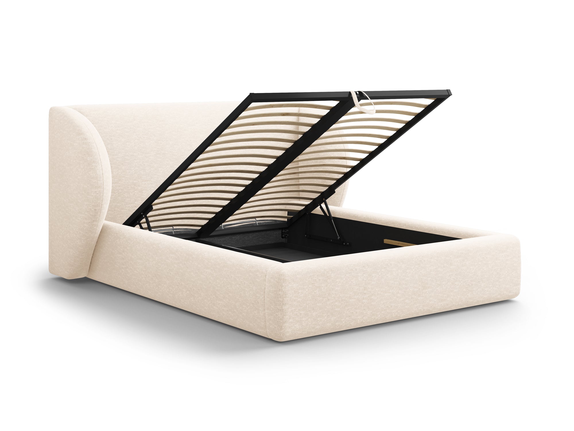 Cadre de lit Miley - beige clair