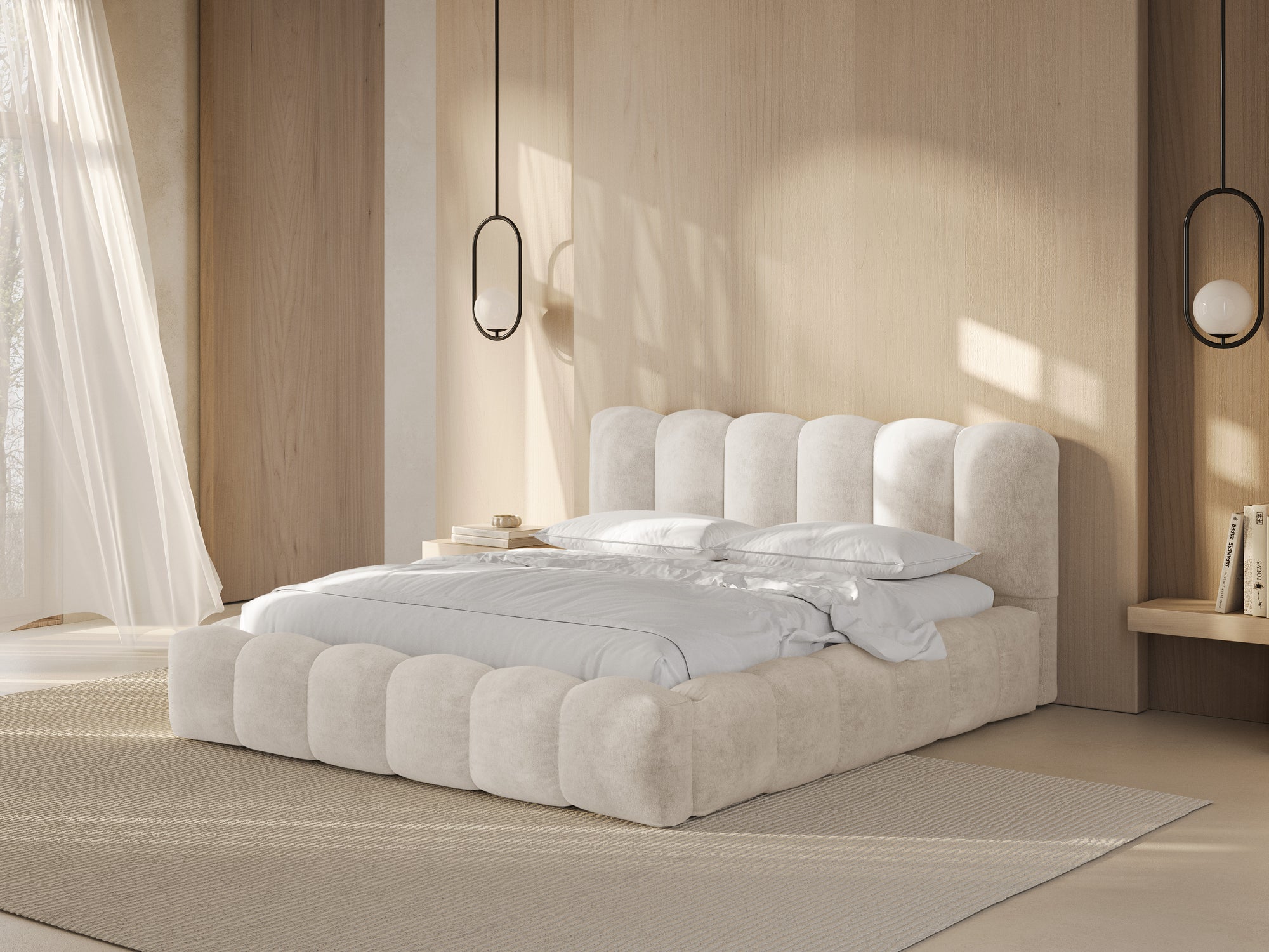 Struttura letto Lupine - beige chiaro