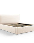 Cadre de lit en agate - beige clair