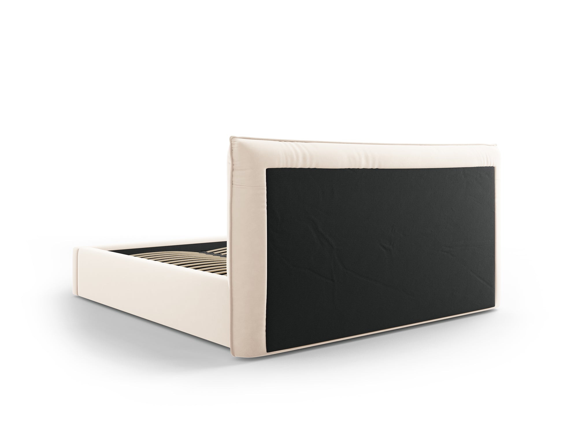 Cadre de lit en agate - beige clair