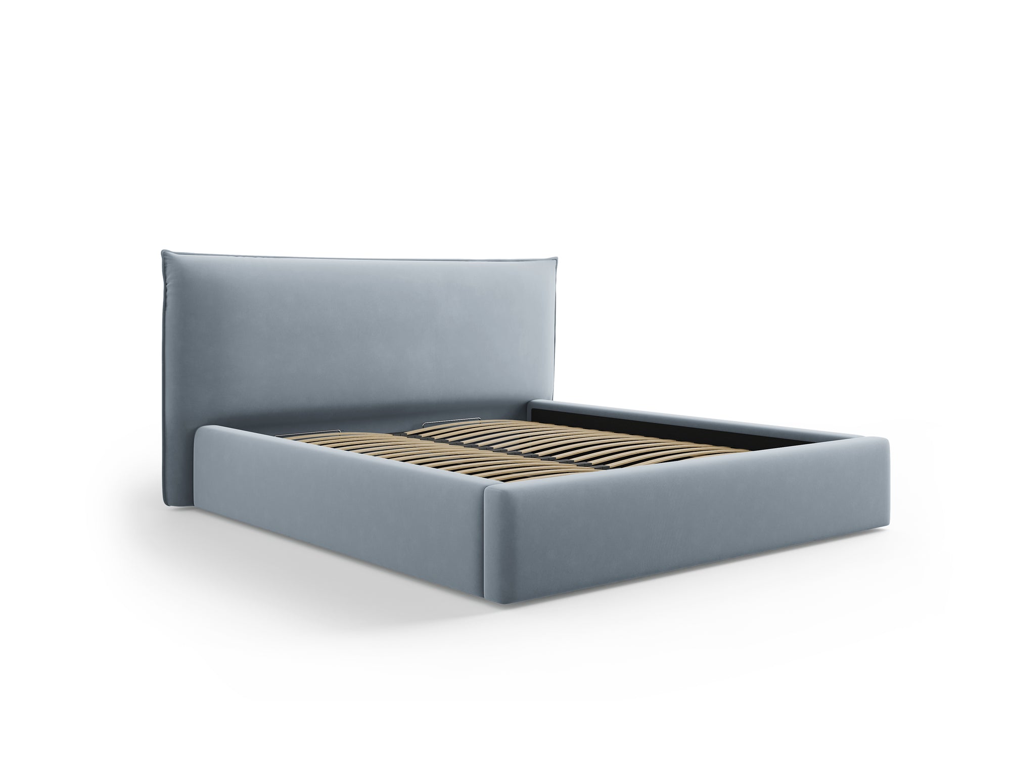 Cadre de lit en agate - bleu clair