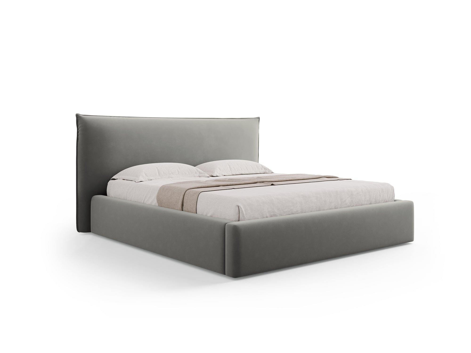 Struttura letto Agate - grigio scuro