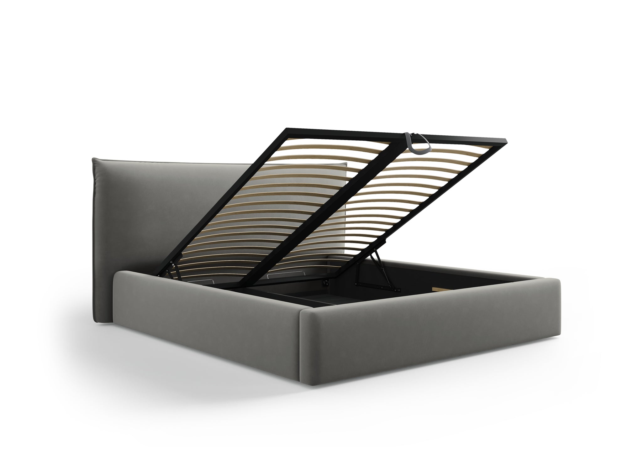 Struttura letto Agate - grigio scuro