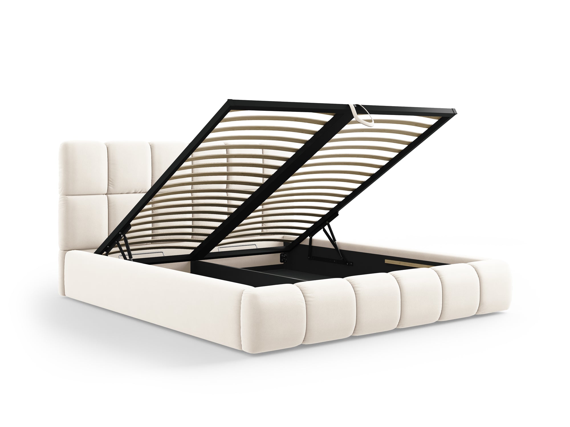 Cadre de lit Bellis - beige clair