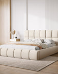 Cadre de lit Bellis - beige clair