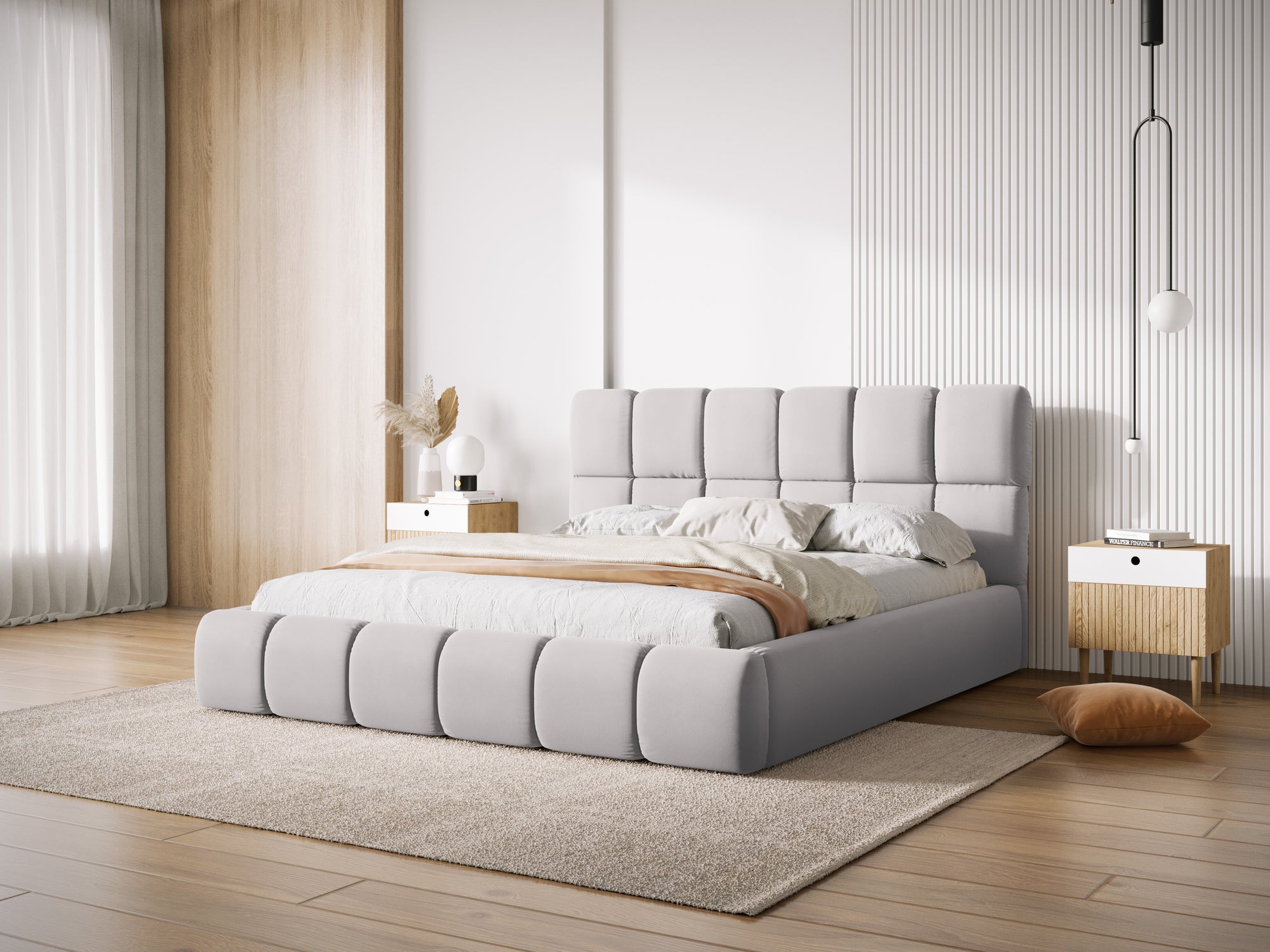 Struttura letto Bellis - argento