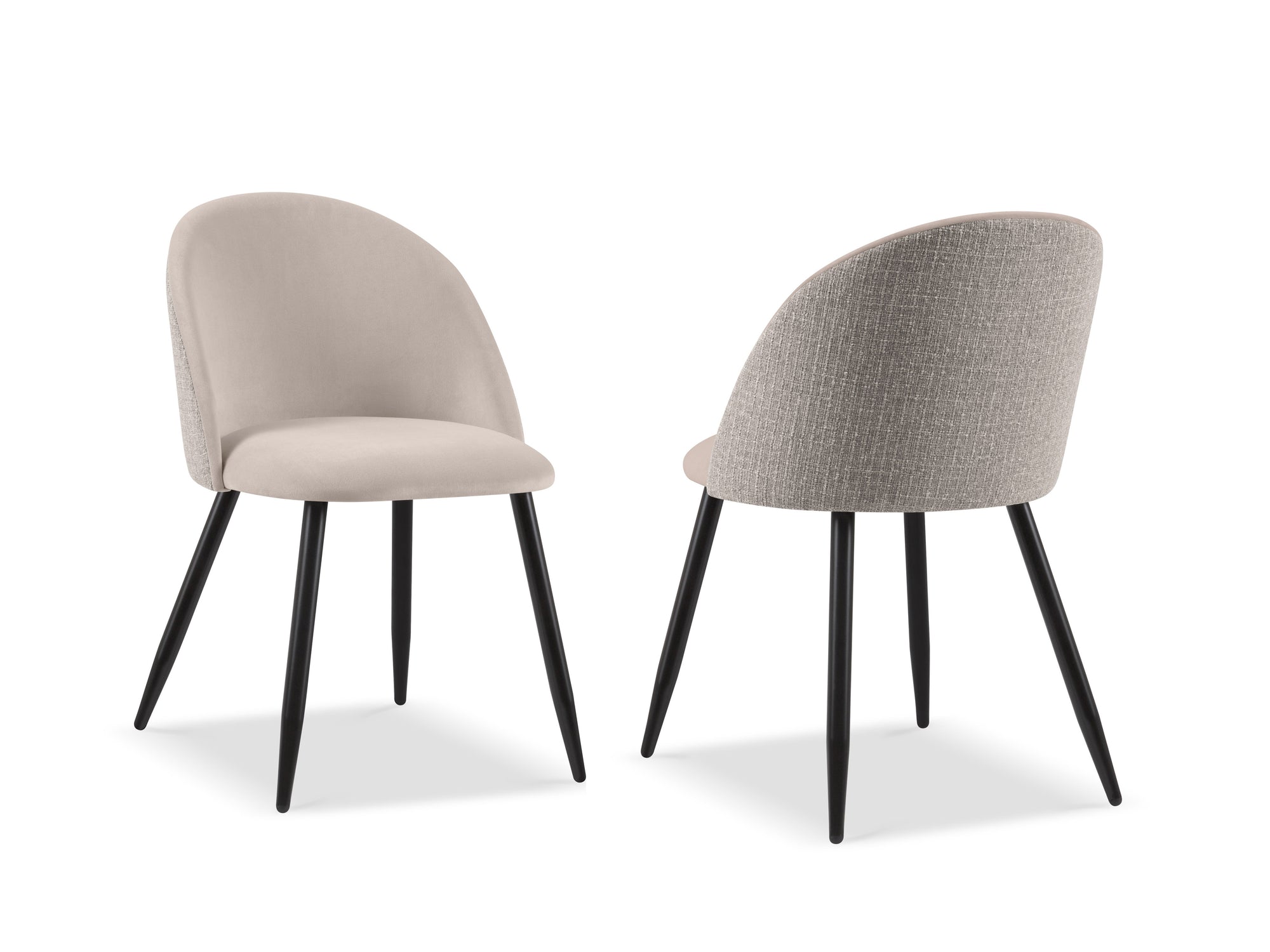 Ensemble de deux chaises Rayan - beige