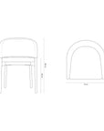Chaises Dua - gris foncé