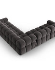 Canapé d'angle Bellis - gris foncé | 4 places et plus