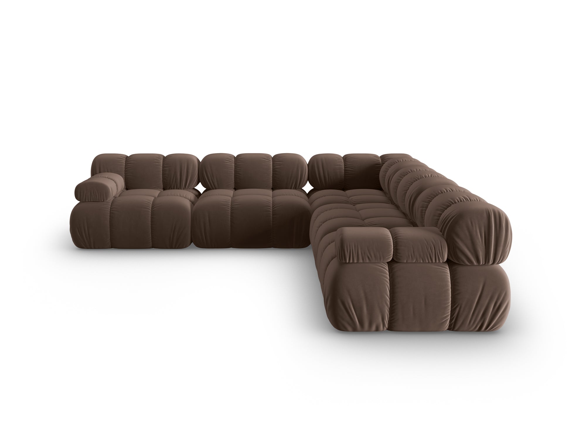 Canapé d'angle Bellis - marron | 4 places et plus