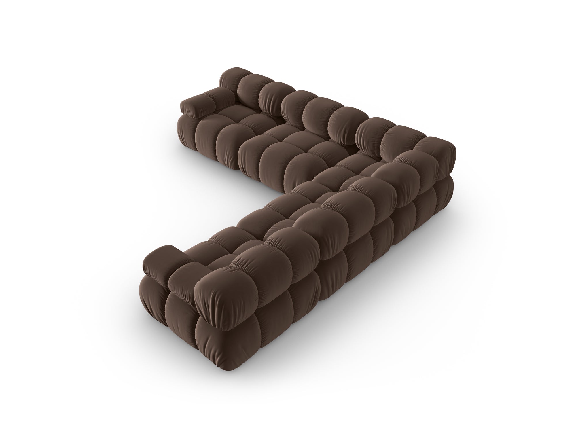 Canapé d'angle Bellis - marron | 4 places et plus