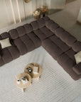 Bellis Ecksofa - braun | 4+ Sitzer - Palissar